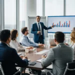 Graphic showing business support services UAE solution